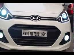 Hyundai Grand I10 Projectors With Drl If U Want Then Call Us On 09711510017 09811690017 Hyundai Projector Headlights Grands