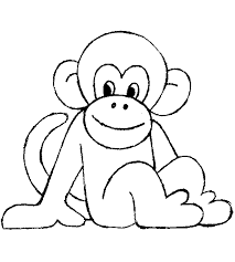 Dibujo Mono Para Colorear