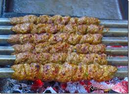 Chicken Dhaga Kabab Recipe Recipes Table Seekh Kebab Recipes Recipes Indian Food Recipes