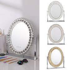 Hollywood premiere pro vanity mirror is the classic vanity experience— the hollywood glam design that provides perfect, even lighting and superior mirror reflection clarity. Oval Dressing Table Make Up Mirror Led Lighting Hollywood Crystal Vanity Mirror Ebay