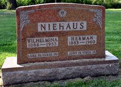 Reflecting on his wife, carl niehaus was married to jansie lourens in 1986. Wilhelmina Minnie Wiebke Niehaus 1888 1953 Find A Grave Memorial