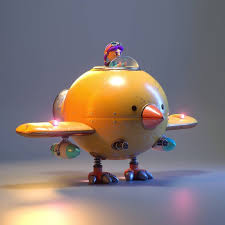 Submitted 4 years ago by rma799. Funny 3d Cartoon Character Bird Plane By Fernando Parra 17