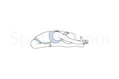 Head To Knee Forward Bend Pose Janu Sirsasana Instructions Illustration And Mindfulness Practice Lear Mindfulness Practice Workout Challenge Health Benefits