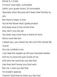 6lack Jcole Lyrics East Atlanta Love Letter Pretty Little Fears Inspirational Rap Lyrics J Cole Lyrics J Cole Quotes