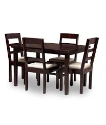 Modish sheesham wood four seater dining table set (walnut finish). Buy Solid Wood 4 Seater Dining Set Online At Best Prices In India On Snapdeal