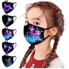 Masques chirurgicaux offrant le plus haut confort, disponibles en plusieurs combinaisons. 5pcs ðŒðšð¬ðªð®ðž Enfant Lavable Fille Garcon Tissu Reutilisable Original Motif Imprime Papillon Coton Adolescents Ecole Activites Exterieure Cyclisme Camping Voyage Amazon Fr Cuisine Maison