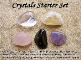Crystal Healing Starter Set Clear Quartz Citrine Rose Etsy Crystals Crystals Minerals Crystal Healing Stones