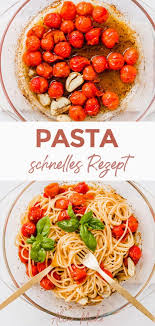 Spaghetti Mit Ofentomaten Schnell Einfach Aline Made In 2020 Gerostete Kirschtomaten Tomatenrezepte Kirschtomatensauce