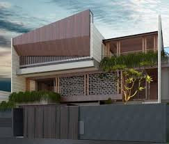 Desain pagar beton modern ini membuat tampilan luar rumah lebih eksklusif, mewah, dan megah. Desain Pagar Beton Minimalis Pagar Rumah