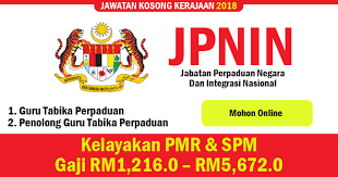 Download now iklan jawatan kosong guru tabika perpaduan 3 graduan. Jawatan Kosong 2018 Jabatan Perpaduan Negara Dan Integrasi Nasional Jpnin Kelayakan Pmr Spm