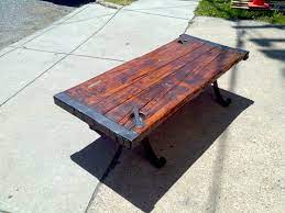 Perfect candidate for a restoration into a nautical coffee table, executive office desk or small kitchenette table. Antique Liberty Ship S S Juliette Low Hatch Cover Coffee Table Obnoxious Antiques