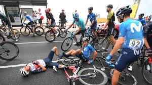 Julian alaphilippe springs a superb late attack to win stage one of the tour de france after two huge crashes in the closing stages. Tour De France 2020 News Stage One Results Crashes Astana Ineos Video Nice