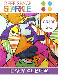 Easy Cubism Art Activities Deep Space Sparkle Cubist Art Cubism Art Homeschool Art