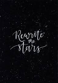 Rewrite The Stars Quote Handlettered Quote Typography Etsy Star Quotes Handlettering Quotes Typography Quotes