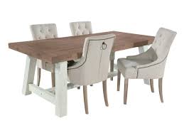 Dining table + chair pairings. Rustic Extending Dining Table Set Greenway Furniture