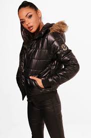 Wrap Up In The Latest Coats And Jackets And Get Out There With Your Outerwear Breathe Life Into Your New Season Layering Wit Bubble Coat Faux Fur Hood Fur Hood
