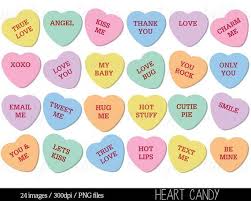 Heart Clipart Heart Candy Clip Art Sweethearts Candy Etsy Sweetheart Candy Heart Candy Converse With Heart