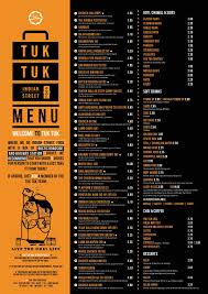 Tuk Tuk Indian Street Food Our Menu Indian Street Food Street Food Food Menu