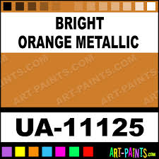 Bright Orange Metallic Ultra Glo Enamel Paints Ua 11125