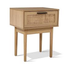 The tempered inset glass creates a vision from every angle. Camilla Rattan Side Table J C Homewares Furniture