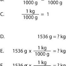 how to cancel units chemistry metric conversions