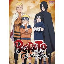 Boruto Naruto The Movie 2017 Calendar