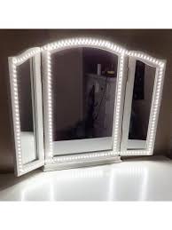 Led Vanity Mirror Light Kit With Dimmer And Power For Makeup Dressing Table Set Led Vanity Mirror With Lights Bars For Home