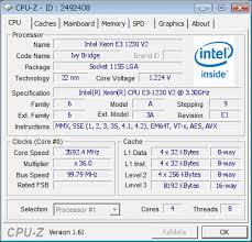 Brian S Cpu Frequency Score 3592 44 Mhz With A Xeon E3 1230 V2