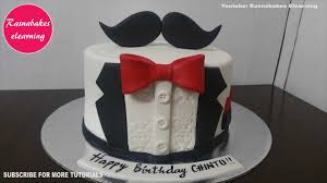 Birthday cake is forever, people. Tuxedo Birthday Cake For Men Design Ideas Decorating Tutorial Video Home Husband Him Dad Boyfriend Youtube