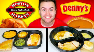 Maybe you would like to learn more about one of these? Denny S Vs Boston Market Thanksgiving Edition Restaurant Taste Test Youtube