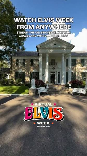Elvis Week 2026 starts THIS FRIDAY! 🎉⚡ There's still time to join us,  whether you're making your way to Graceland or celebrating from home with  Virtual Elvis Week. Don't miss a moment.