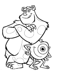 Monsters And Company Coloring Page To Download Monster Coloring Pages Disney Coloring Pages Monsters Inc