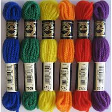 Dmc Tapestry Wool Skeins Wool Skein Dmc Embroidery Floss