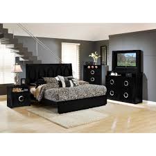 Hollywood Bedroom Bed Tv Dresser Tv Mirror Black King 520b69 Bedroom Furniture Hollywood Bedroom Bedroom Furniture Master Bedroom Furniture