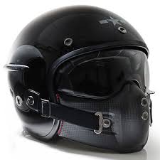 Harisson Corsair Helmet Gloss Black Helm Motorrad Motorradhelm Helm