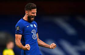 Check this player last stats: Olivier Giroud Goal Keeps Chelsea In Top Four Driving Seat As Blues Secure Narrow Win Over Relegated Norwich