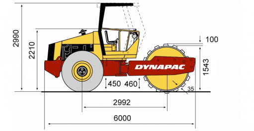 Dynapac CA500PD Padfoot Compactor