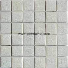 Gạch mosaic men rạn đơn màu 50x50 01 | Gốm Đá Việt