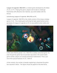 But just how good are you? League Of Legends Wild Rift On Pc With Emulator Tencent Gameloop Mobi By Gameloop Mobi Tencent Issuu