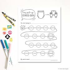 Potty Reward Chart Pull Up Reward Card Potty Training Reward Chart Toilet Training Chart Download Hand Illustrated Printable