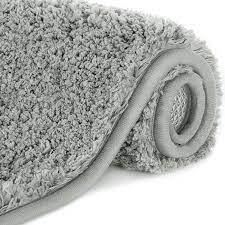 Add two cups of bleach or hydrogen peroxide to the mixture. Lifewit Bath Mat Grey Microfiber Soft Shag Super Water Absorbent Non Slip Rubber Bathroom Rug Thick Machine Washable 80 X 50 Cm Amazon Co Uk Home Kitchen