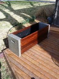 Banc A Fleur Beton Bois Zahrada