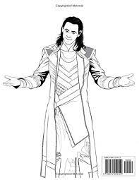 Marvel avengers coloring book loki coloring page marvel superhero coloring book page subscribe for new daily videos me colouring in loki! Loki Coloring Book Coloring Book Page Superhero Coloring Book Lewis Gavin 9798671059519 Amazon Com Books