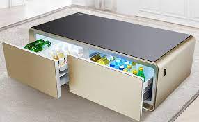 Round coffee table kitchen dining table modern leisure tea table office conference pedestal desk computer study desk rustic brown/black 4.3 out of 5 stars 120. Yamada Smart Coffee Table Minibar Fridge Price In Dubai Abu Dhabi Buy Online At Xiaomi Dubai