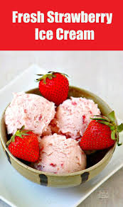 Manila Spoon Fresh Strawberry Ice Cream Strawberry Ice Cream Ice Cream Maker Recipes Homemade Ice Cream Recipes