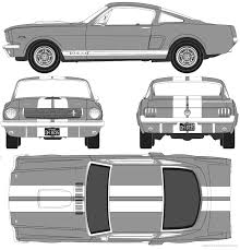 Blueprint Of A Ford Mustang 10 Ford Mustang Mustang Drawing Mustang