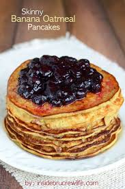 Skinny Banana Oatmeal Pancakes Advocare Recipes Banana Oatmeal Pancakes Food
