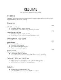 Using the best resume format for a resume serves as a blueprint for creating a highly targeted resume based on the kind and the years of work experience that you have (of course you'll need a job description). Simple Resume Format For Job Resume Format