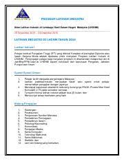Latihan industri jobs now available. Iklan Li Di Lhdnm Pdf Program Latihan Industri Iklan Latihan Industri Di Lembaga Hasil Dalam Negeri Malaysia Lhdnm 05 November 2015 04 Disember 2015 Course Hero