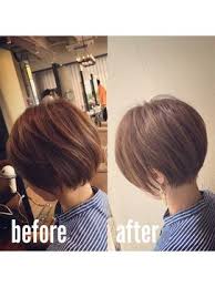 2019年夏 ハイライト 襟足スッキリ丸みのある前下がりショート bump by atreve バンプバイアトレーヴ のヘアスタイル biglobeヘアスタイル ショートのヘアスタイル ショートヘア ヘアスタイリング